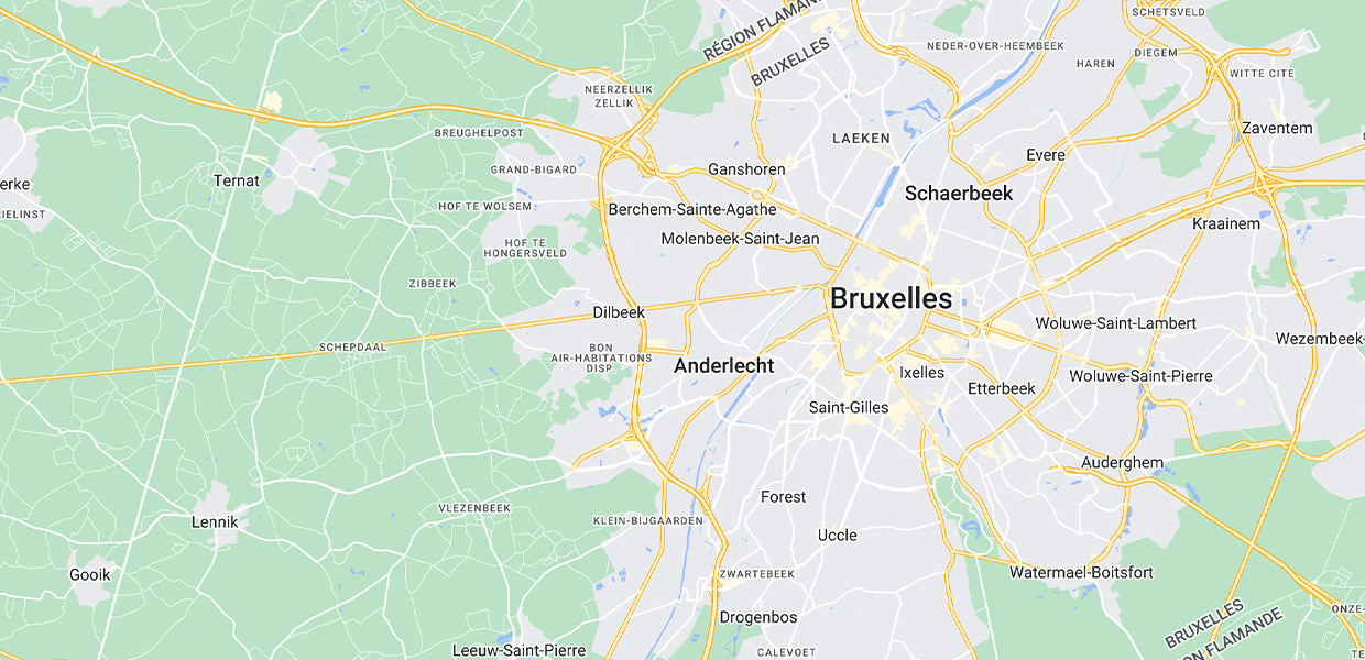 Dacia Brussels Map